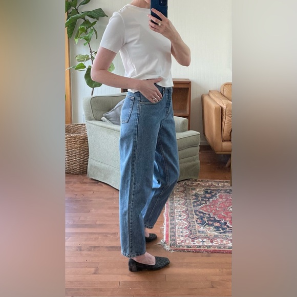 Bluenotes Denim - Vintage Bluenotes Straight Leg Jeans in Medium Blue Wash made in Canada